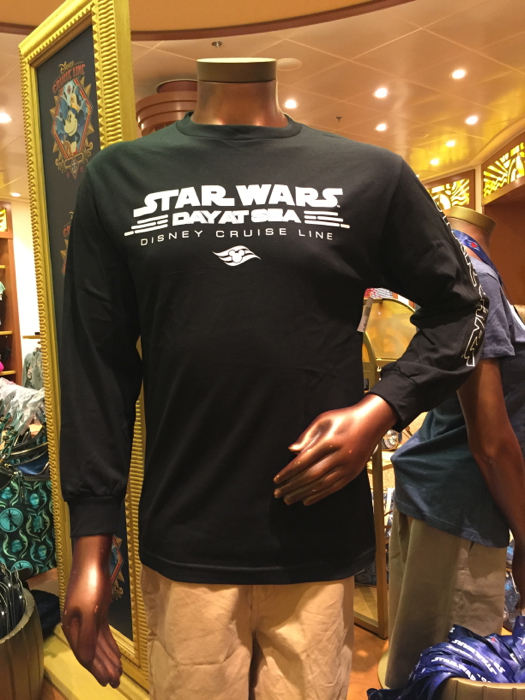 4XL Disney Cruise Line DCL Star Wars Day At Sea 2016 Men's Black LS Shirt Sz S