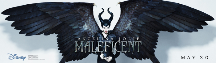 Maleficent Poster with Angelina Jolie