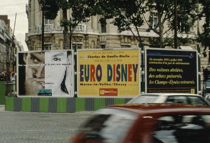 Euro Disney sign in France