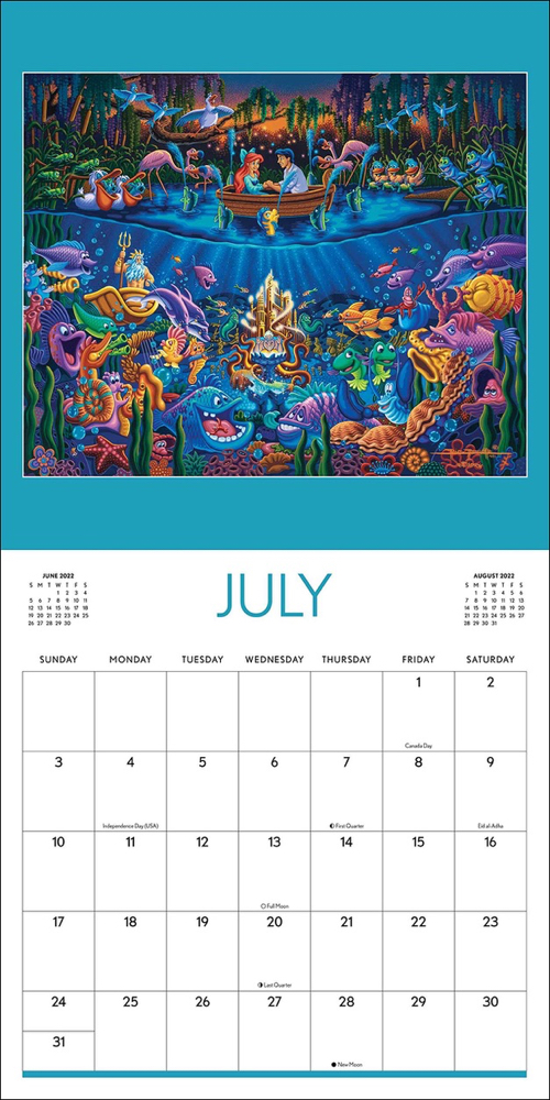 Disney Calendar 2022 Disney Dowdle 2022 Wall Calendar Releasing October 26, 2021 – Mousesteps