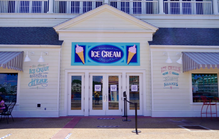 Boardwalk Ice Cream Walt Disney World