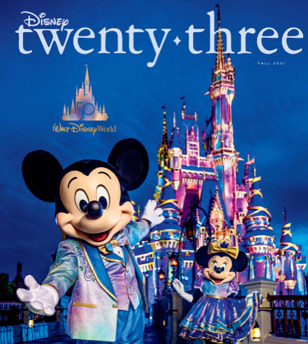 Summer 2020 Disney Twenty-Three Magazine-50 Years-Walt Disney Archives New 