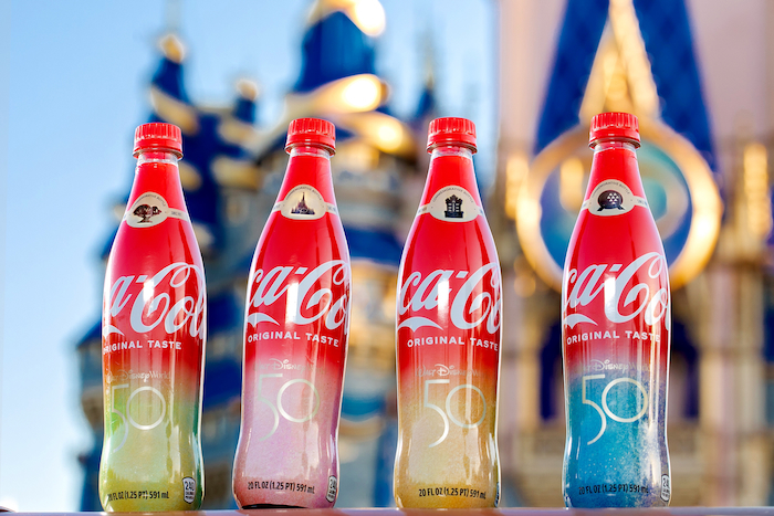 50th Anniversary Coca-Cola Bottles Debut at Walt Disney World 