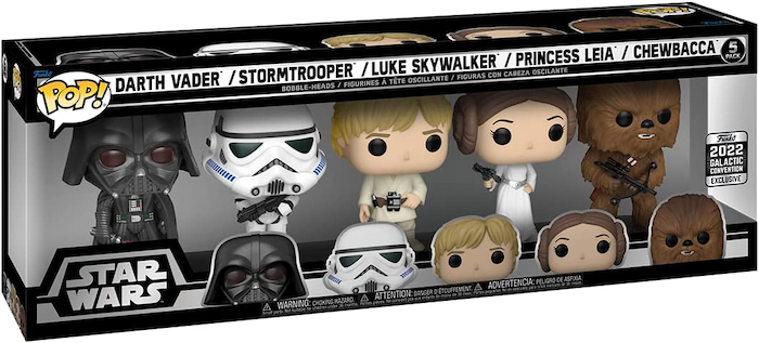 Amazon Shared Exclusive Star Wars Funko Pop! 5-Pack Releasing 