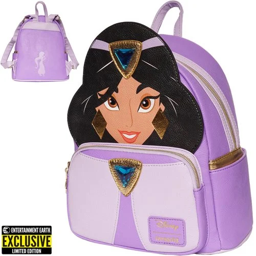 Princess Jasmine Red and Purple Loungefly Mini Backpacks (Entertainment ...