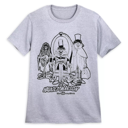 shopDisney Adds Hitchhiking Ghosts ”The Haunted Mansion” T-Shirt