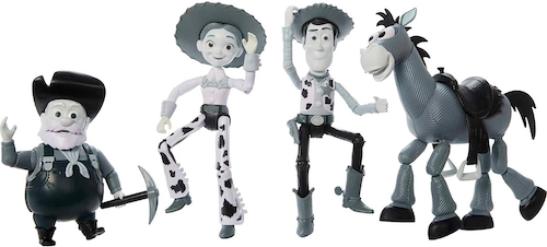 Disney and Pixar Woody's Roundup Toy Set with Woody, Jessie, Bullseye, Prospector