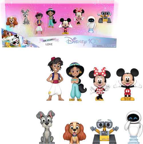 Disney100 Celebration Collection 8-Piece Figure Packs from Just