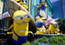 There are 22 Minions as part of the Universal Orlando Minion Land Marquee Sign