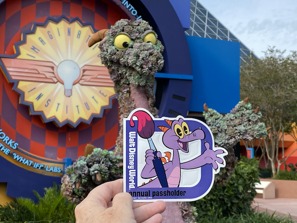 Figment Annual Passholder Magnet and Figment Topiary
