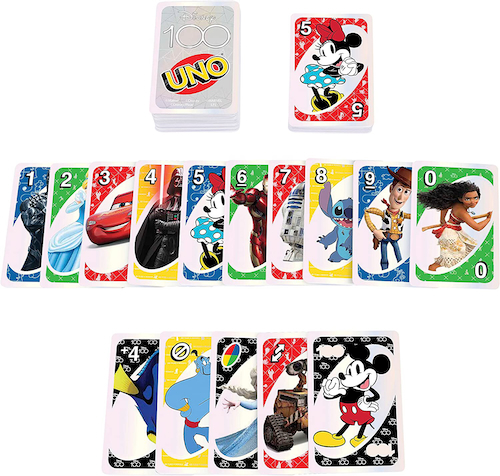 2023 Mattel UNO Disney WISH Asha & Friends Card Game with Deck & Rules NEW