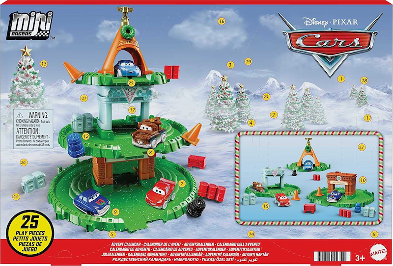 Disney Cars Toys Mini Racers Advent Calendar