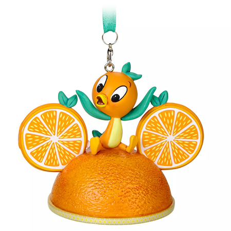 Orange Bird Ornament 2023