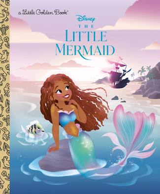 The Little Mermaid Live-Action Little Golden Book Cover