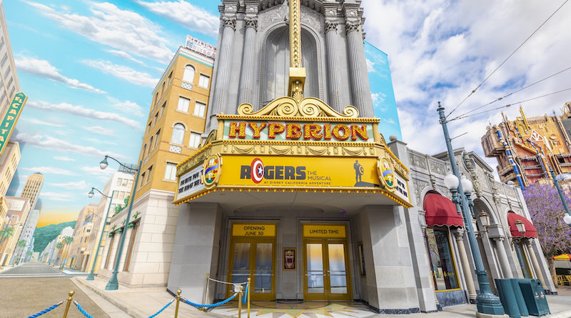 Hyperion Theater exterior for "Rogers: The Musical"