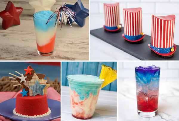 Fourth of July 2023 Treats and Drinks at Walt Disney World