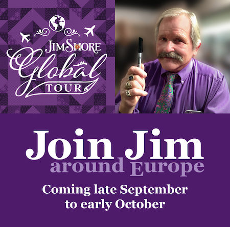 Jim Shore Global Tour Image, Including Disneyland Paris Visit