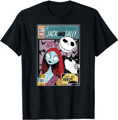 The Nightmare Before Christmas Jack and Sally T-Shirt
