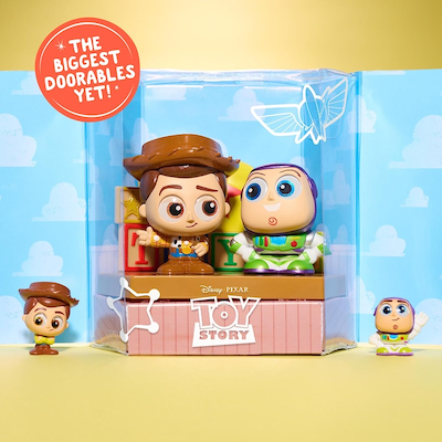Disney Doorables Buzz and Woody from Toy Story, Amazon Exclusive