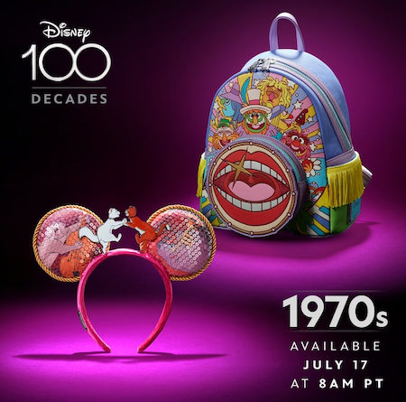 Disney100 1970s Decades Collection Loungefly and Ear Headband