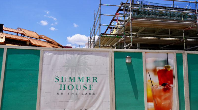 Summer House on the Lake Construction Disney Springs
