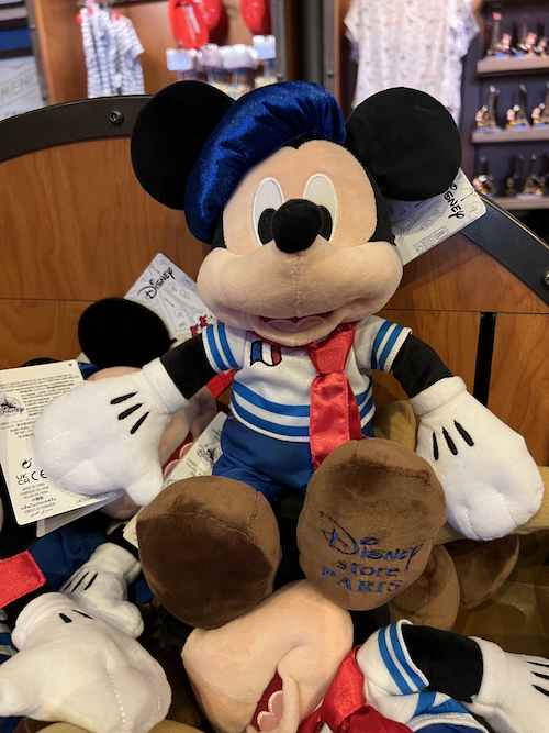 Mickey Mouse Disney Store Paris Plush at EPCOT