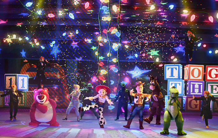 TOGETHER: A Pixar Musical Adventure Toy Story Segment with Woodie, Jessie, Bo Peep, Lotso, Bullseye and Rex