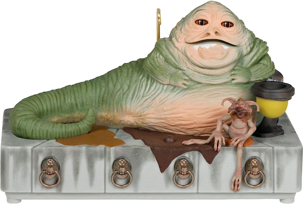 Jabba the Hutt Hallmark Keepsake Ornament with Salacious B. Crumb