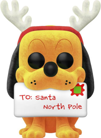 Pluto Amazon Exclusive Holiday Funko, Pluto holding letter to Santa