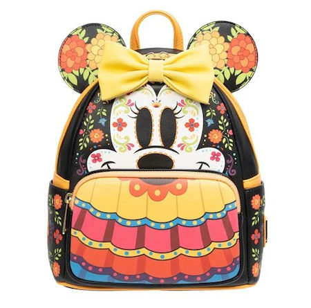 Minnie Mouse Dia de los Muertos Loungefly Mini Backpack (Entertainment Earth Exclusive)