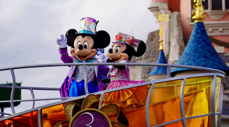 Mickey and Minnie in "Dream...and Shine Brighter!"