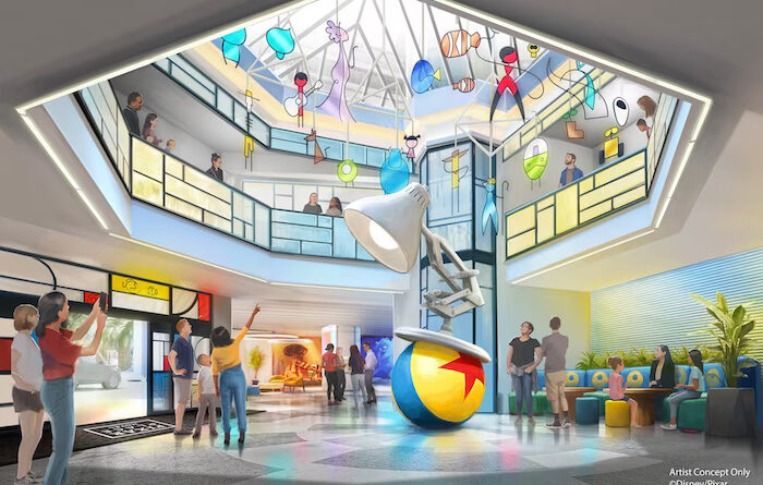 Pixar Place Hotel Concept Art