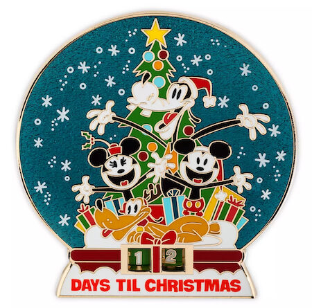 Mickey Mouse and Friends Christmas Countdown Pin