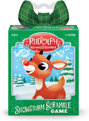 Rudolph the Red Nosed Reindeer Snowstorm Scramble Funko Card Game
