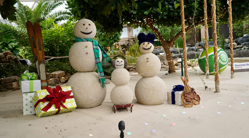 Living with the Land Holiday Snowman Family