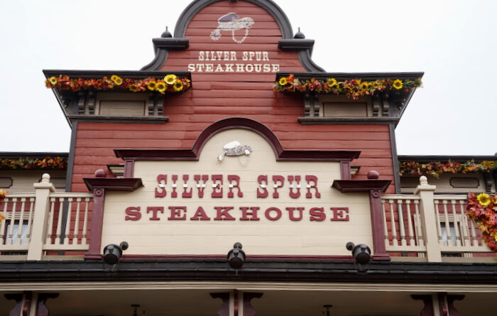 Silver Spur Steakhouse Disneyland Paris Sign 2023