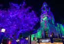 Oogie Boogie Bash projections on Carthay Circle