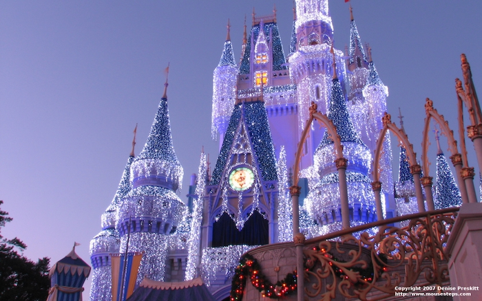 Cinderella Castle Dream Lights, First Night Ever in 2007
