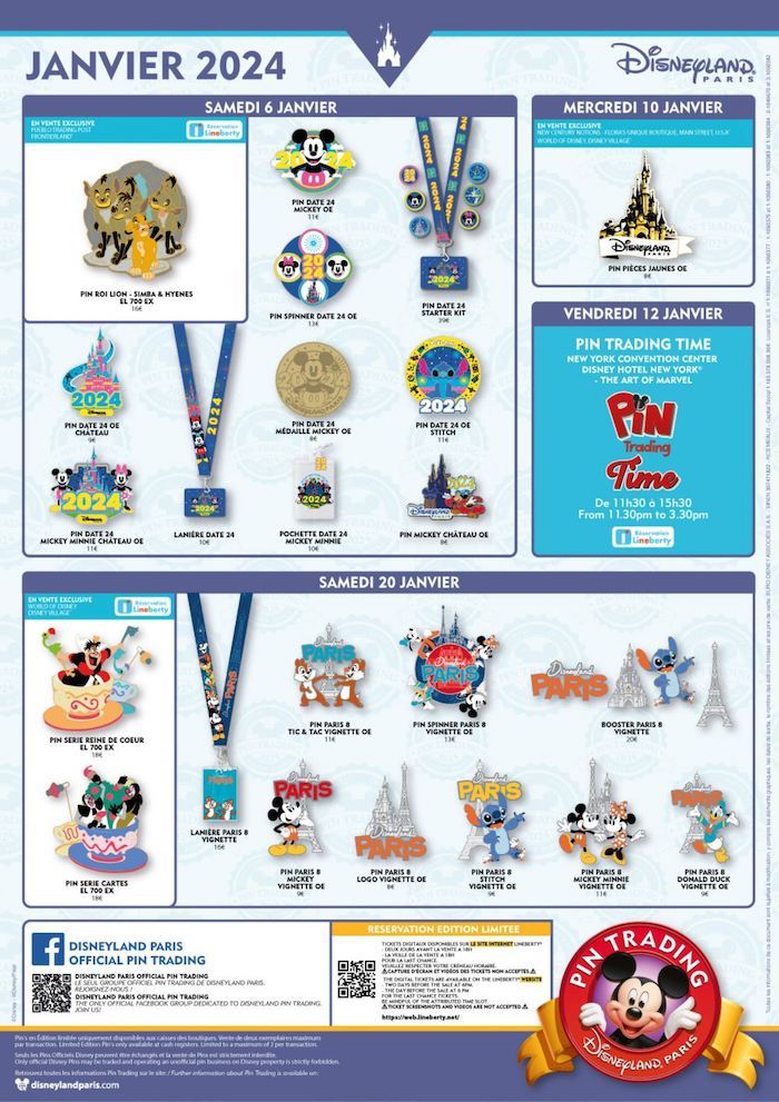 Calendrier Disneyland Paris 2024 - Disney | Beebs