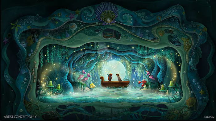 The Little Mermaid Show Concept Art, Coming to Walt Disney World at Disney's Hollywood Studios in 2024