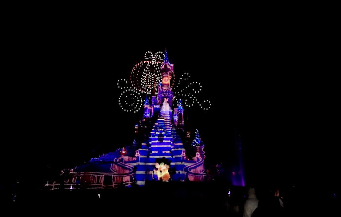 Disney Electrical Sky Parade at Disneyland Paris