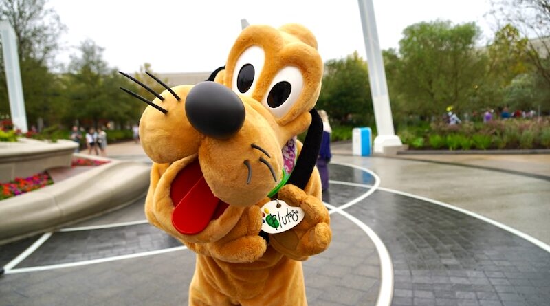 Pluto at EPCOT International Festival of the Arts 2024
