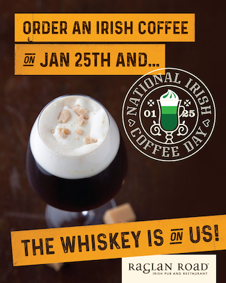 Irish Coffee Day Raglan Road 2025
