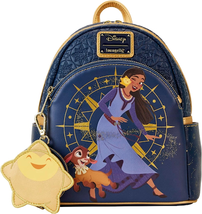Amazon Exclusive Disney Wish Mini Backpack with Asha, Star and Valentino