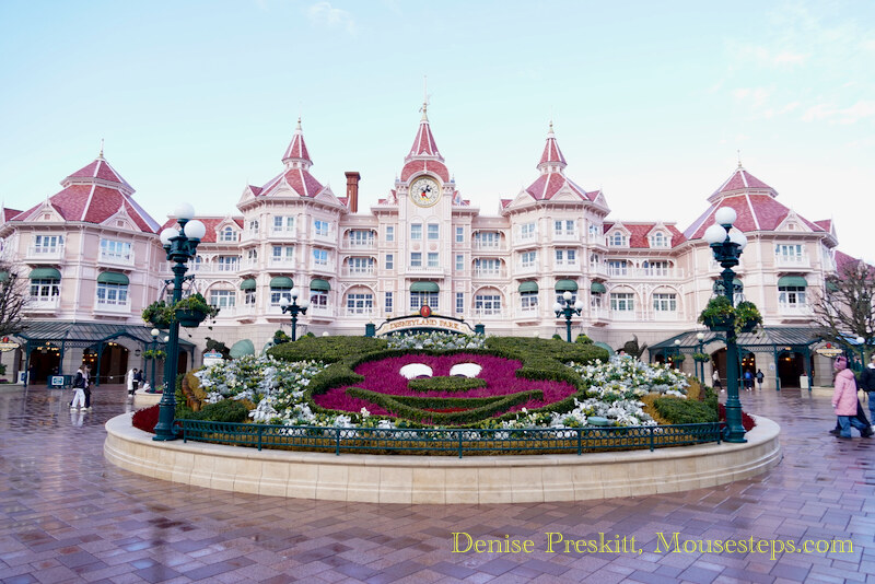 Disneyland Hotel Paris with Mickey floral from January 2024