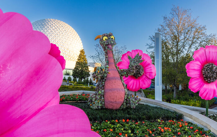 Figment Topiary at EPCOT International Flower & Garden Festival 2024