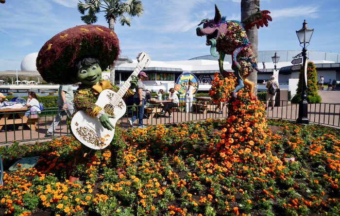 Miguel and Dante Topiaries EPCOT International Flower and Garden Festival 2024