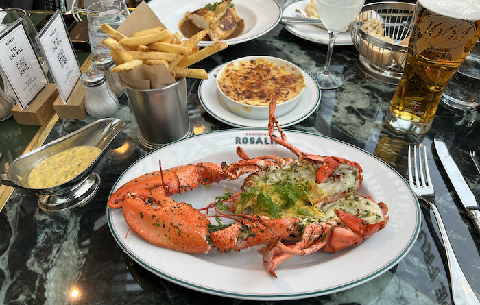 Brasserie Rosalie at Disneyland Paris lobster
