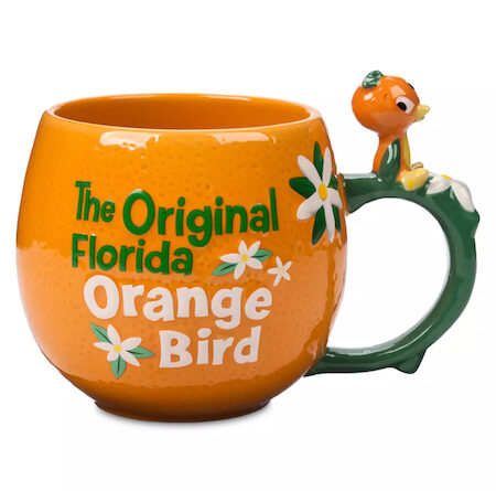 Orange Bird Mug Front