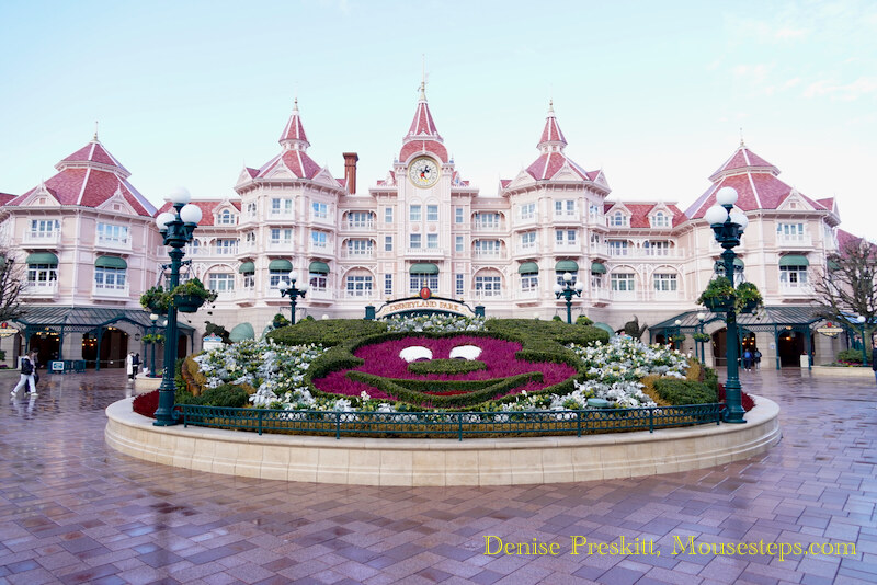 Disneyland Hotel at Disneyland Paris with Mickey Floral
